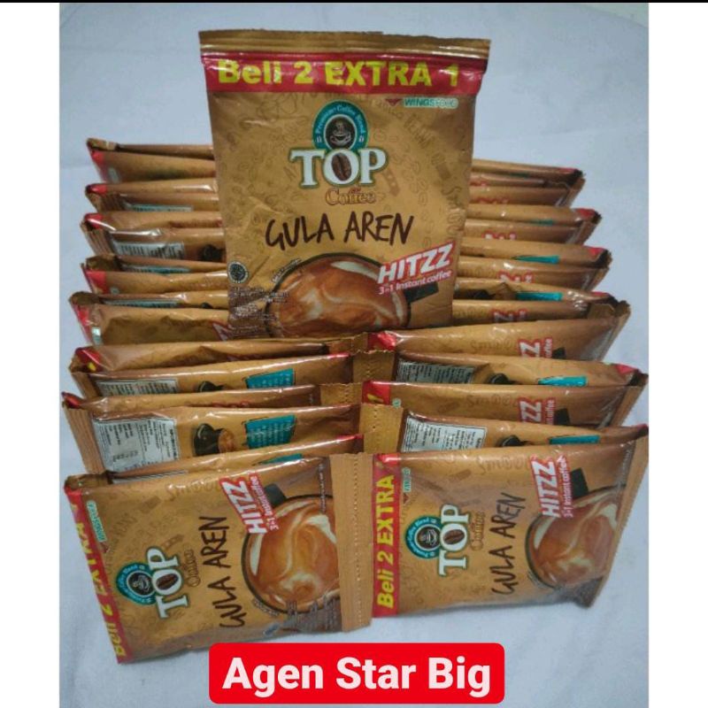 

Minuman Top Coffee Gula Aren 3 In 1 Instan Kopi Serbuk 22 Gram