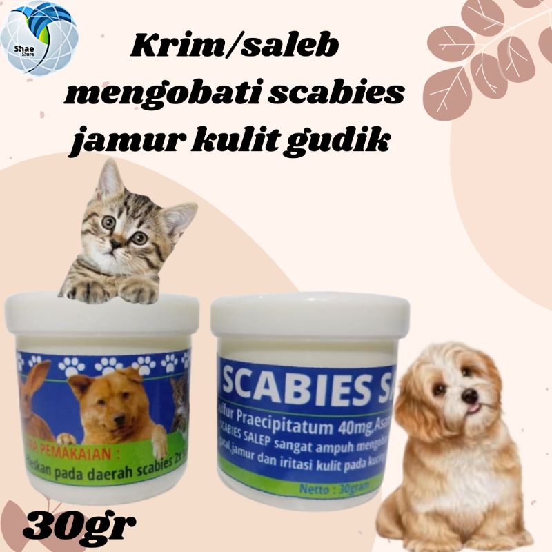 OBAT SALEP CREAM SCABIES HEWAN AMPUH AMAN TERJILAT KUCING ANJING KELINCI HAMSTER DLL TERMURAH