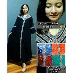 Termurah  Gamis Arabian Daster Panjang Longdress Arabian Gamis Kaftan Arab