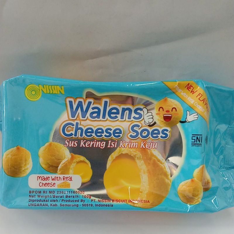 

NISSIN WALENS CHEESE SOES 100gr