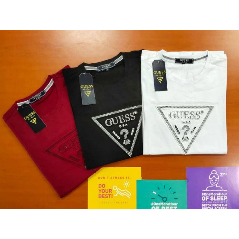 

TSHIRT GUESSS X YELLOW X WHITE X BLACK X GREY X NEW X