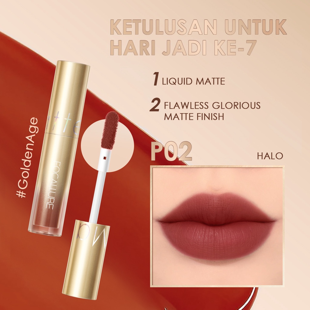 FOCALLURE Waterproof Matte Lipstick &amp; Velvet Air Mist Long-lasting Lip Cream FA245 FA344