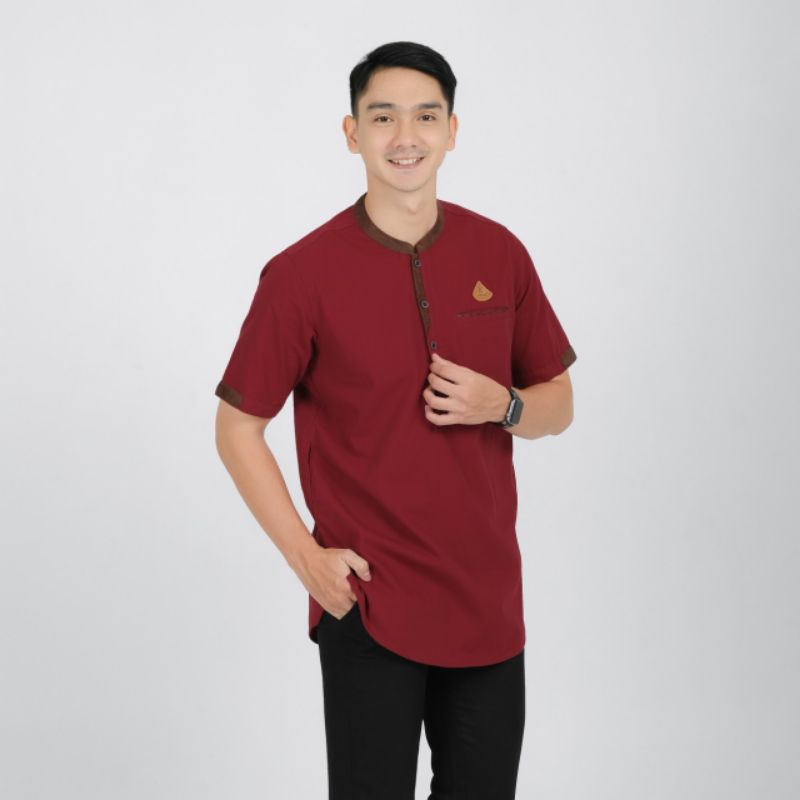 KOKO KURTA Ukuran JUMBO XXL BERKUALITAS WARNA PUTIH ARMY TAN ABU NAVY MAROON