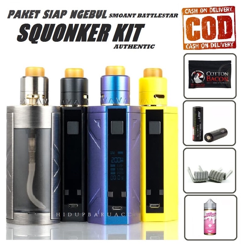 PSK BATLE STAR SQUONKERS FUELSHET Dengan spare part nya