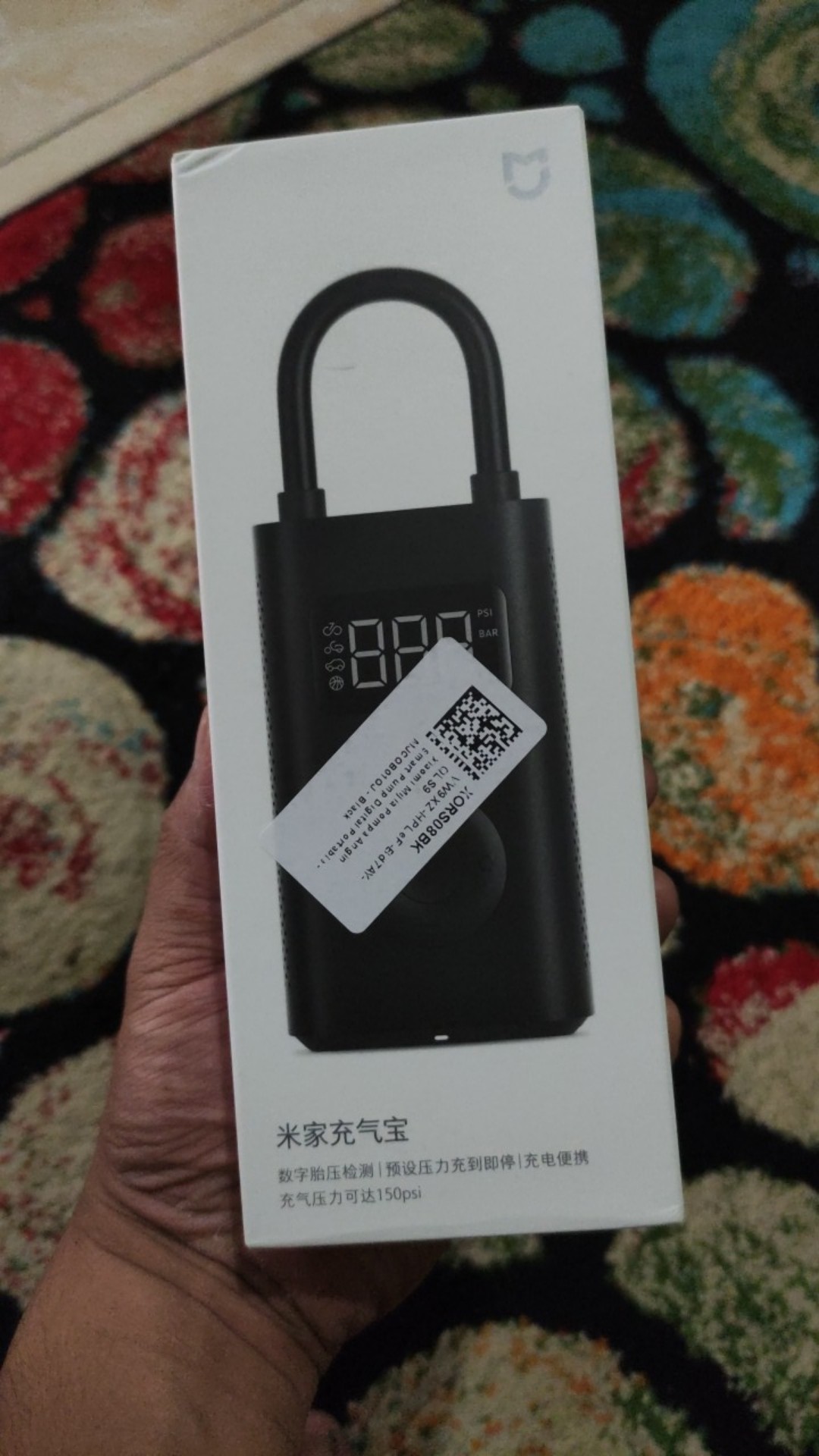 Pompa Ban Elektrik Protable Xiaomi Original Mijia - Pompa Motor Dan Sepeda Mini - Pompa Ban Mobil