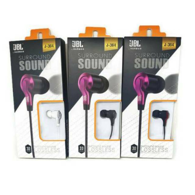 Handsfree JBL J-364 Earphone J364 Headset Strong Bass J-364