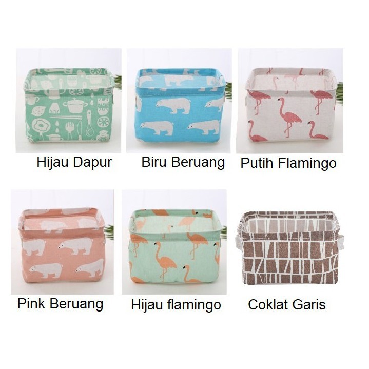 DODORY HL0051 Kotak Penyimpanan Mini Storage Box Kosmetik Make Up Organizer Alat Tulis Multifungsi