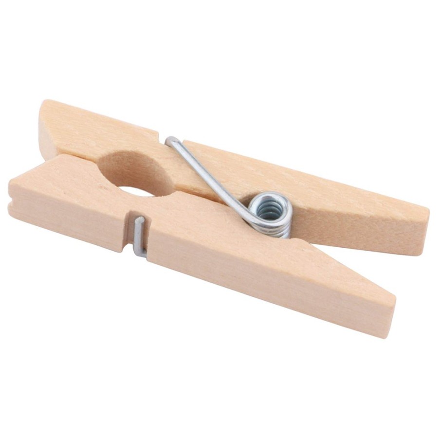 Klip Mini Jepit Foto Bahan Kayu Wooden Clip Gantungan Foto Jepitan Kayu