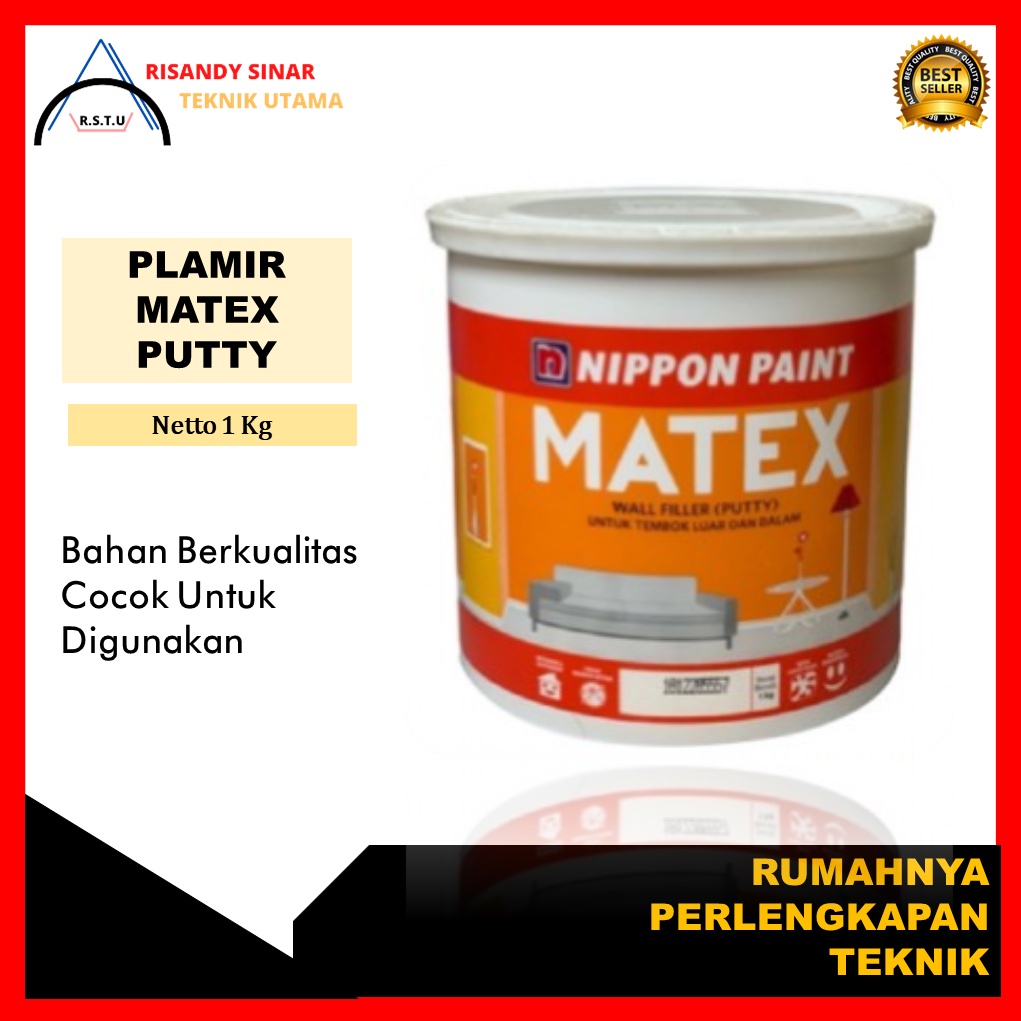 plamir matex putty |  plamir matex | dempul tembok murah | dempul tembok no. 1