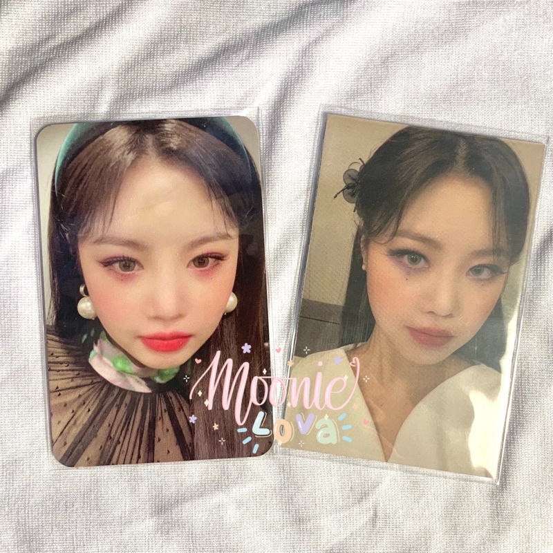 PHOTOCARD OFFICIAL SOOJIN G-IDLE I BURN