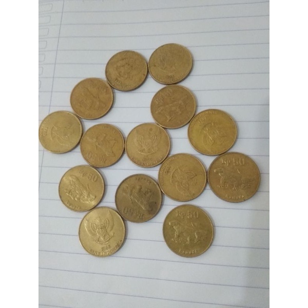uang koin komodo 50 rupiah