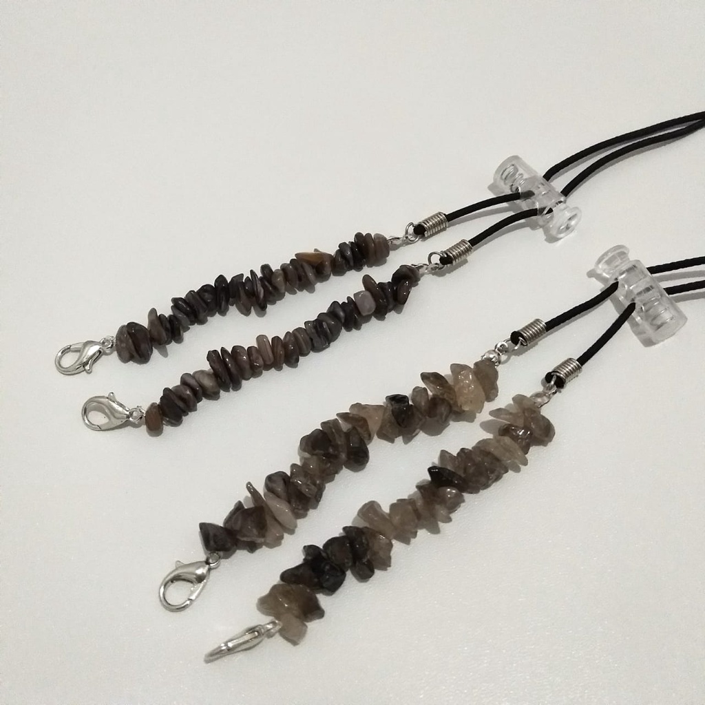 Strap Masker Konektor 2 in 1 Tali Batu Pecah / Kalung Masker 2 in 1