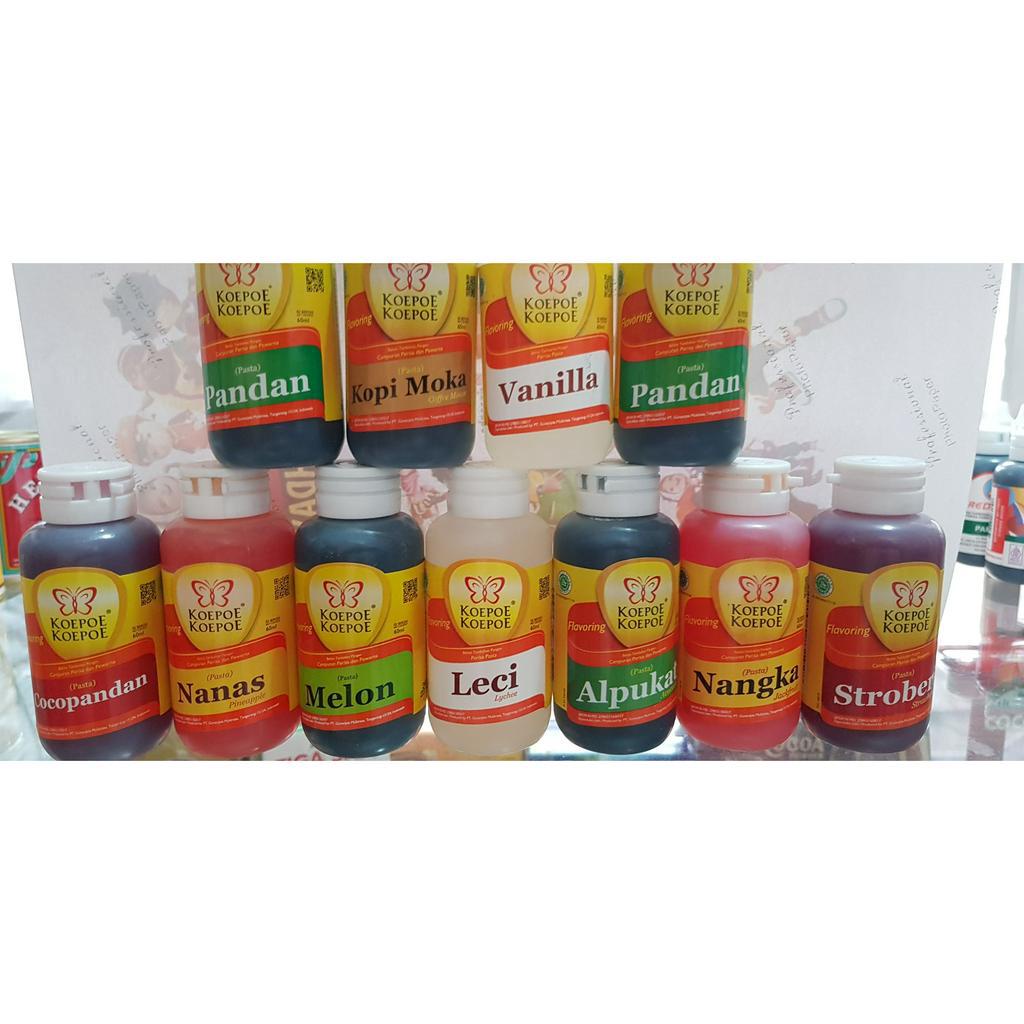 

PASTA KOEPOE-KOEPOE Perisa Makanan dan Minuman Aneka Rasa uk 60 ml