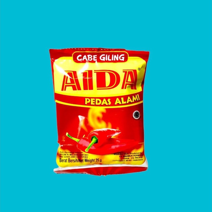 

Cabe Giling Pedas Alami AIDA 25g