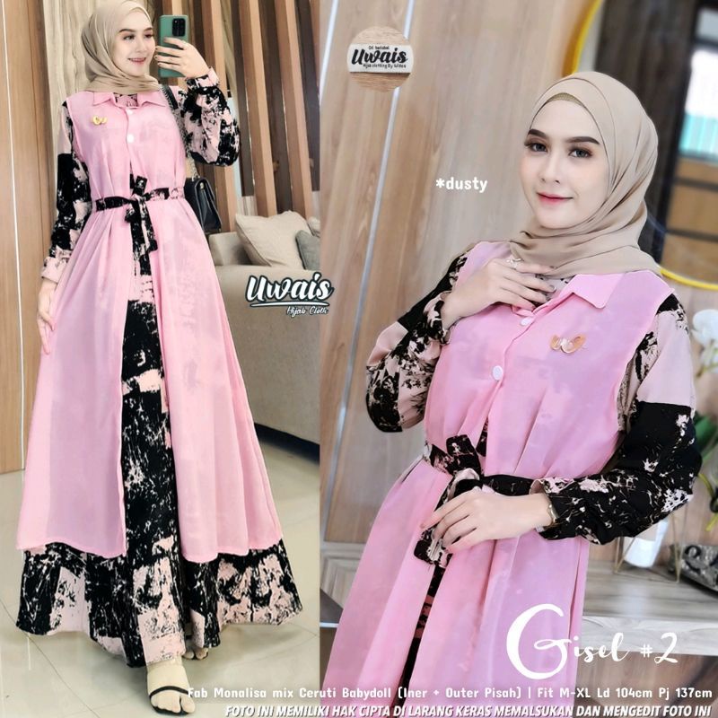 [COD] GISEL MAXY SET // GAMIS 2IN1 /GAMIS + CARDIGAN 𝐆𝐚𝐦𝐢𝐬 𝐁𝐞𝐬𝐭 𝐒𝐞𝐥𝐥𝐞𝐫