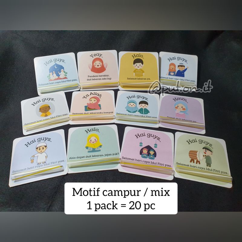 

Amplop lebaran / amplop sedotan / unik viral kekinian (isi 20 pc)