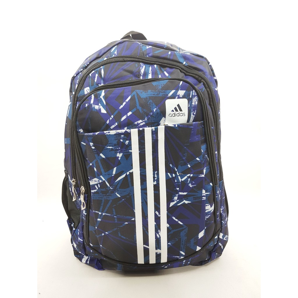 Tas Backpack Adidas Abstrak (Free Tas Koper Mini)