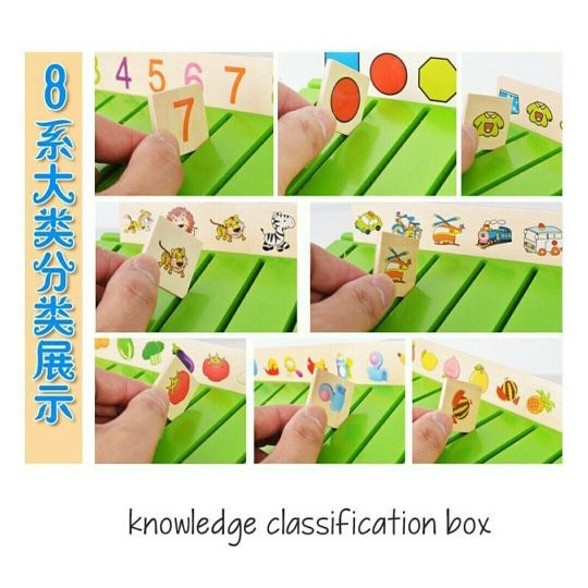 Kotak Kayu Edukasi - Classification Box - Mainan Edukasi - Montessori