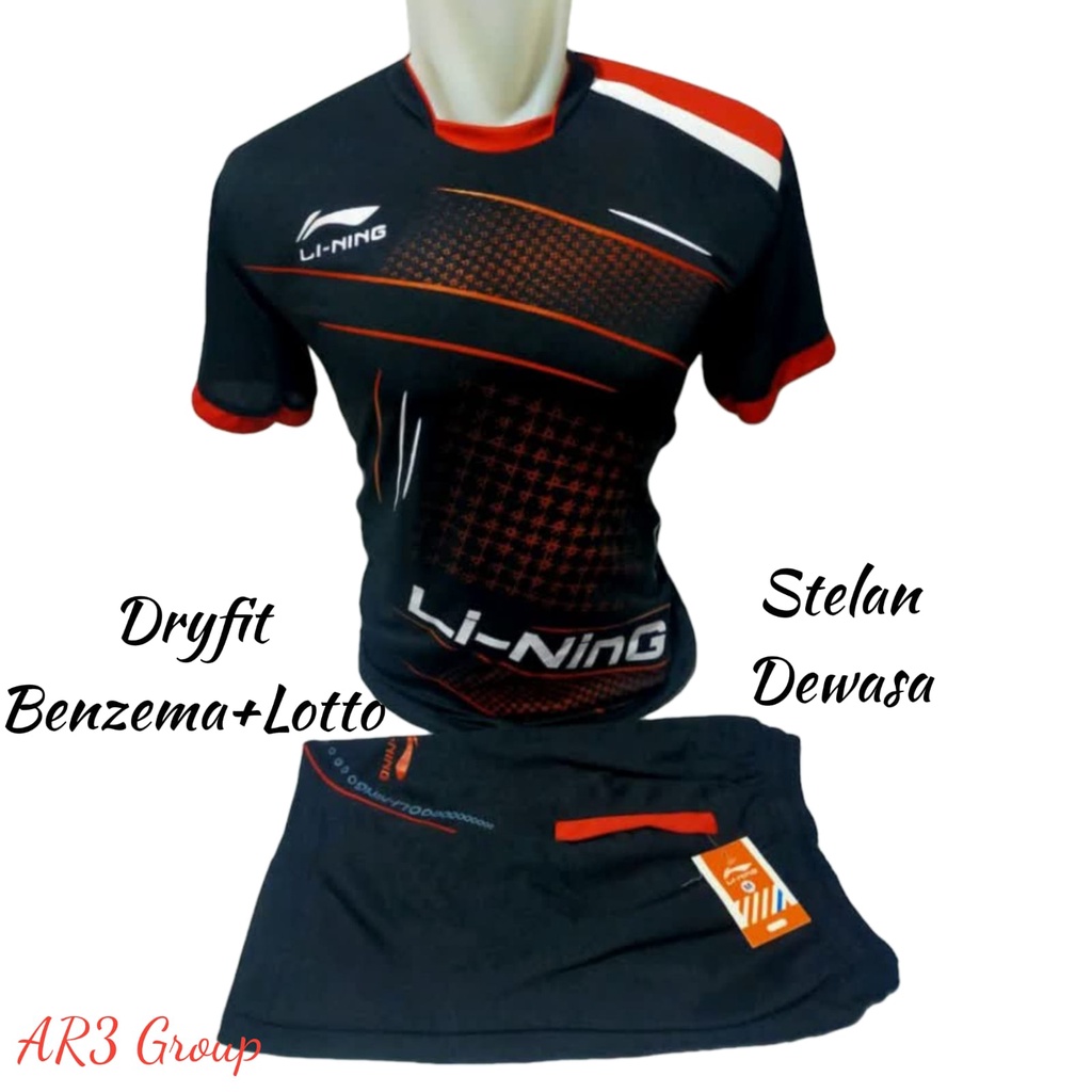 Baju stelan badminton kaos badminton kaos olahraga pria/wanita kaos tenis kaos olahraga motif terbaru