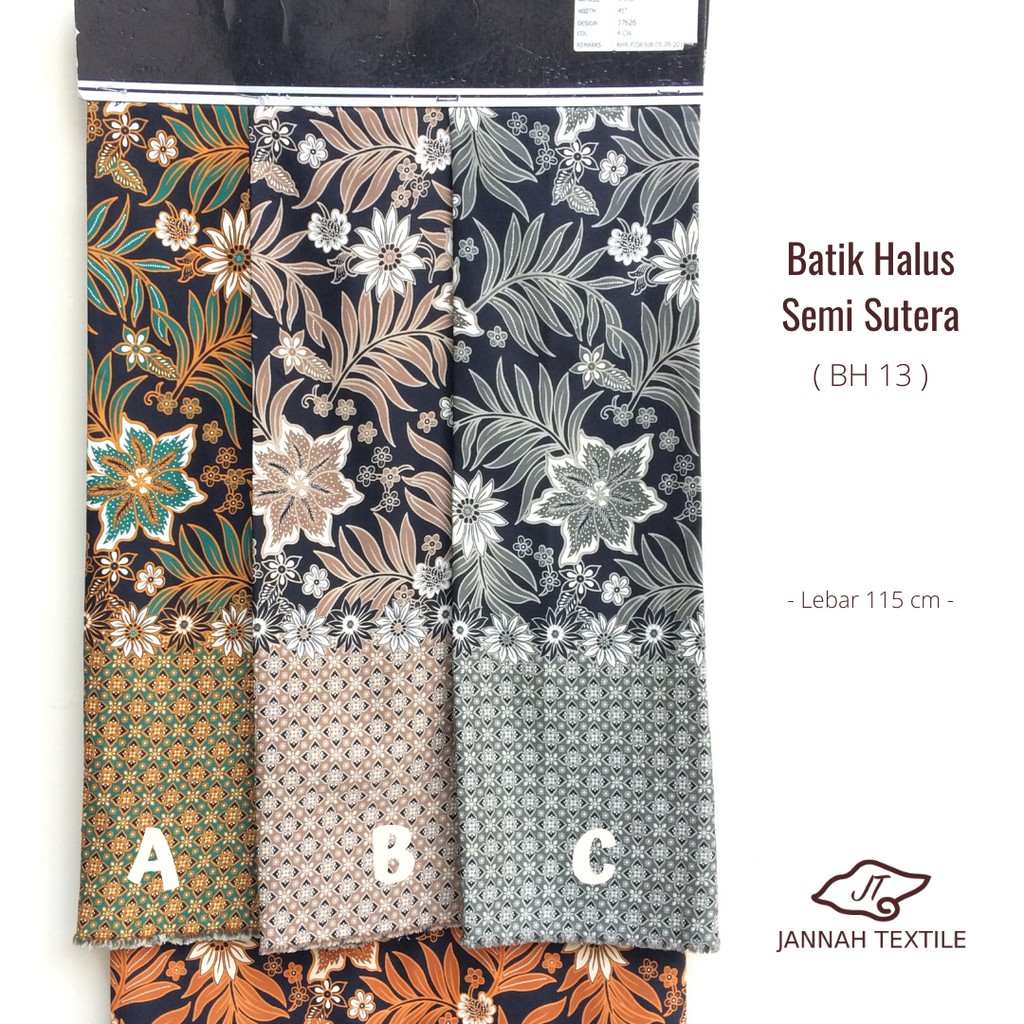 Kain Batik Bahan Semi Sutra Halus Printing Bh13 Motif Daun 4 Pilihan Warna Harga Per 0 5 Meter Shopee Indonesia