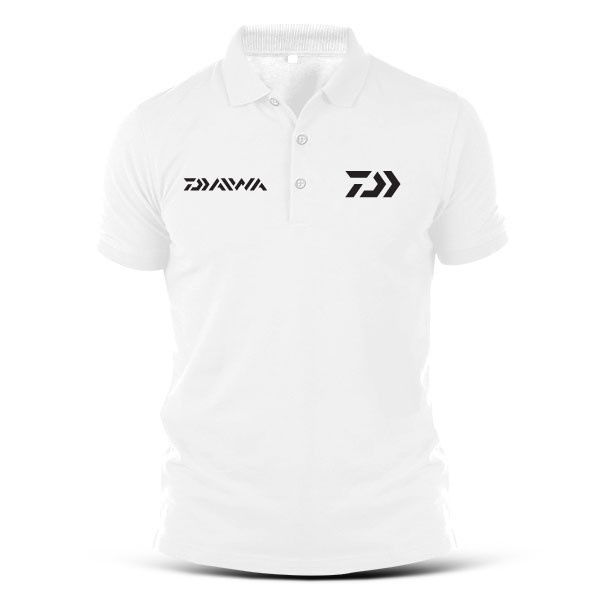 PROMO… Casual Business Gentleman Loose Button Men Lapel Polo Shirt / SABLON POLYFLEX / Baj
