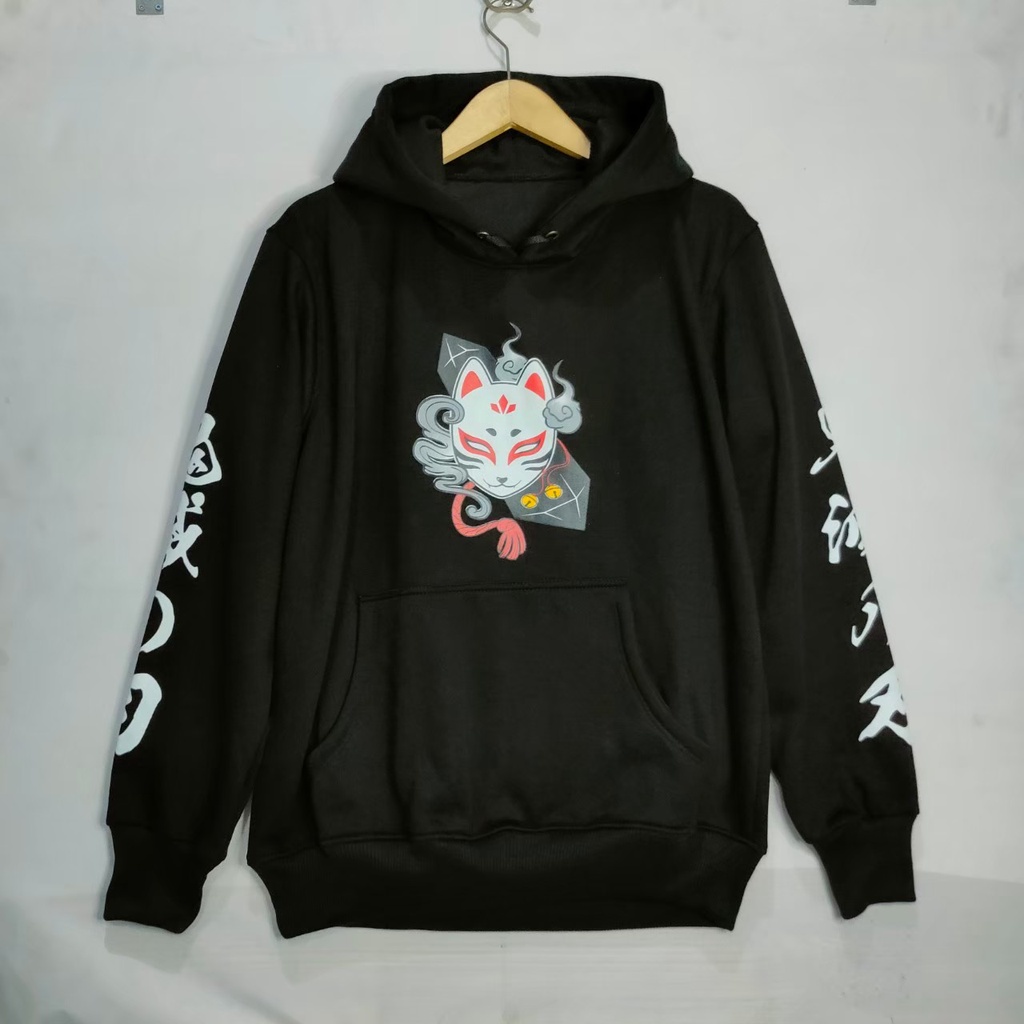 SWEATER HOODIE KITSUNE MASK JAPAN