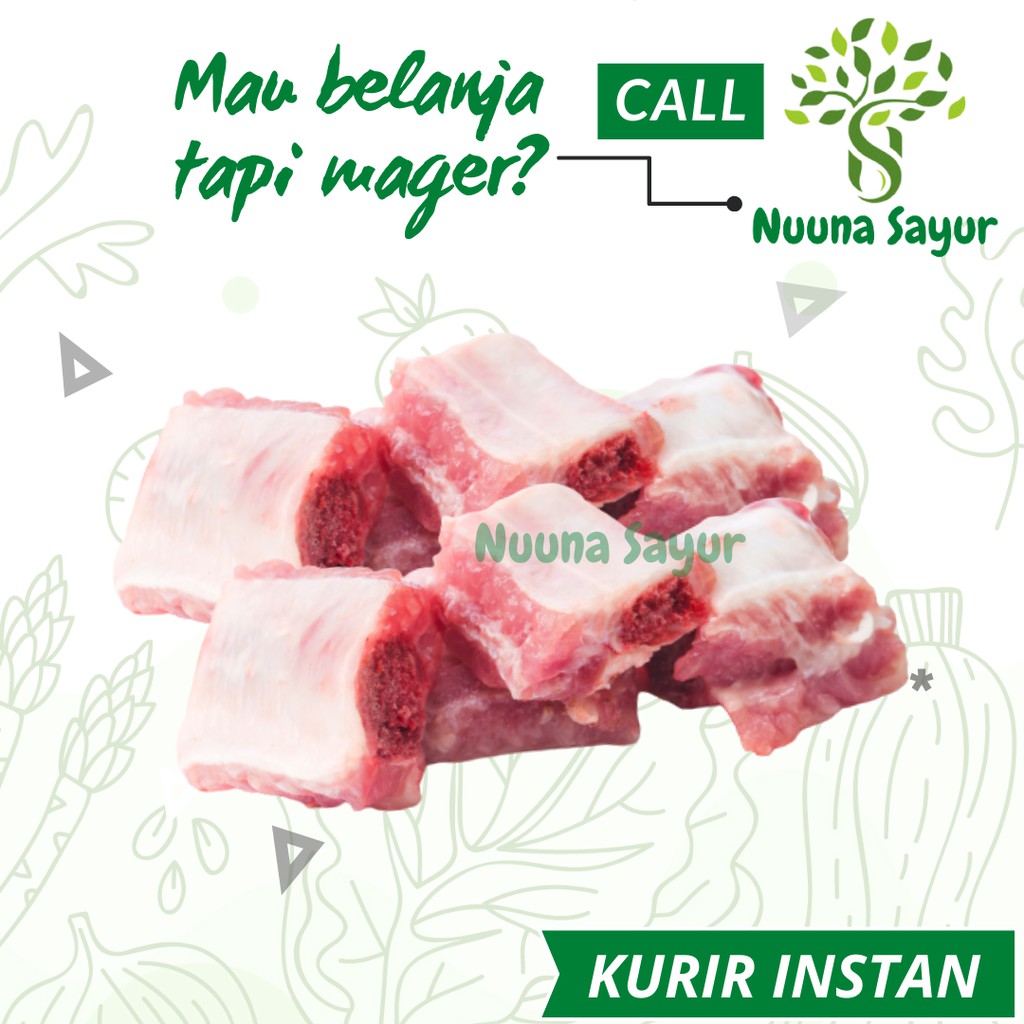 

IGA SAPI DAGING SEGAR 1KG 500GRAM LOKAL SERANG