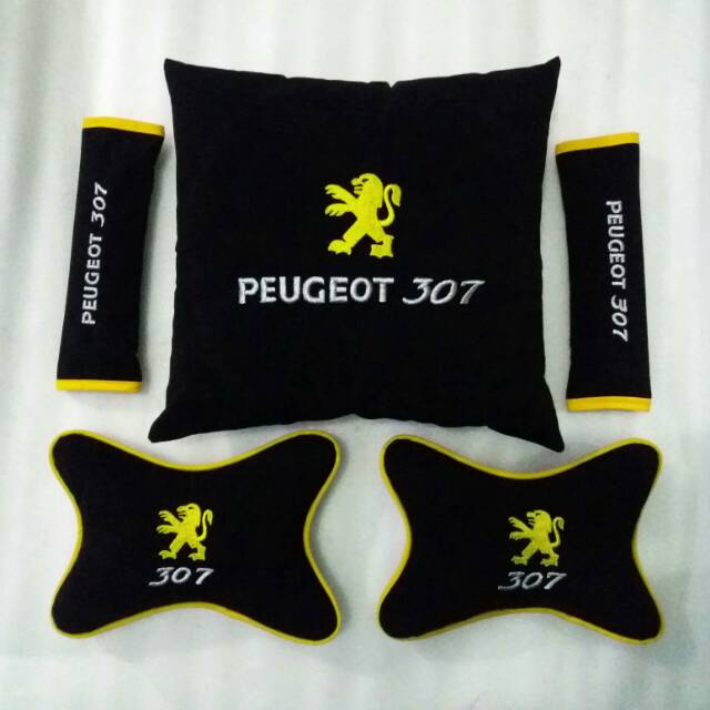 Bantal aksesoris interior mobil Peugeot 307