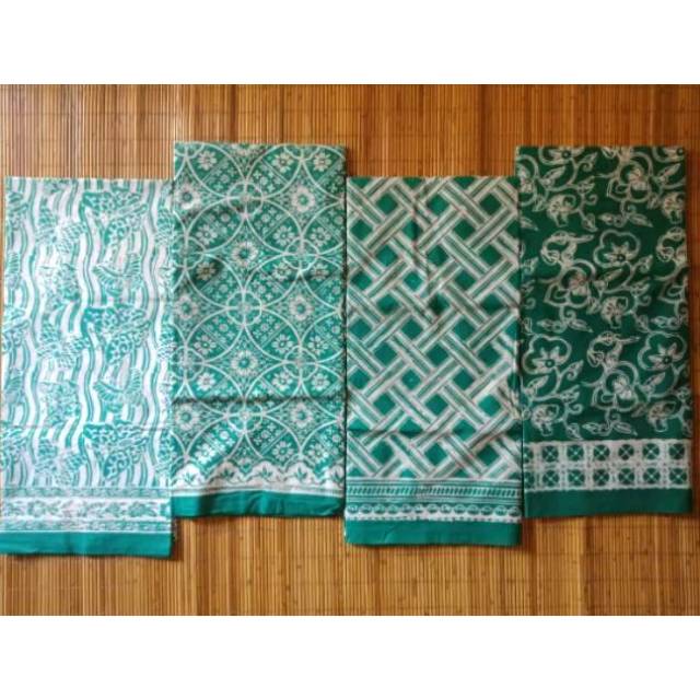 Kain Batik Cap Wonogiren Motif Baru Warna Hijau Tosca 2