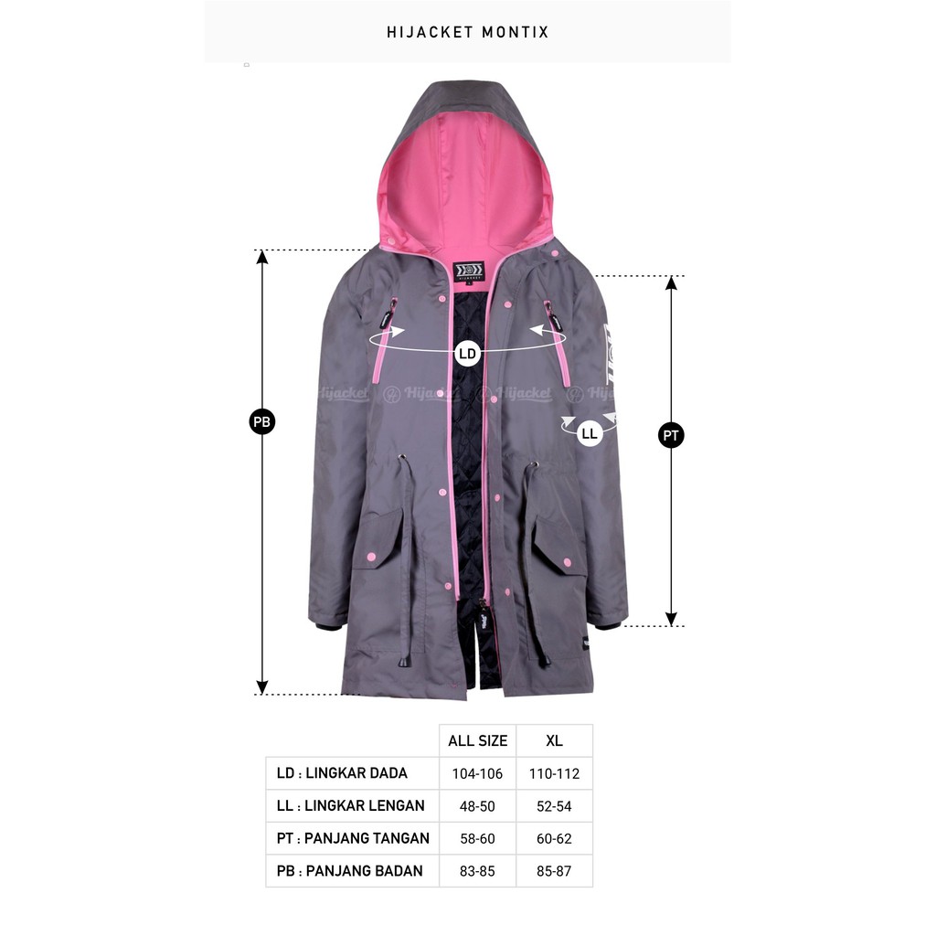 HIJACKET MONTIX | HIJAKET JAKET PARKA WANITA HIJAB PANJANG MUSLIMAH SYAR'I-4