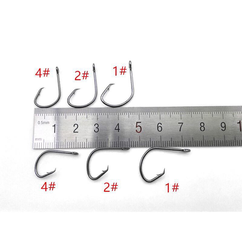 10pcs Fishing Circle Hook Mata Kail Pancing Ikan