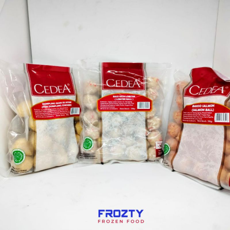 Paket Cedea 1 - Cedea Dumpling chicken,cedea salmon ball,cedea bola lobster