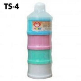 Wadah Tempat Susu Bubuk Bayi Ninio 3 / 4 Susun Milk Powder Container Susu Traveling Dispenser Susu