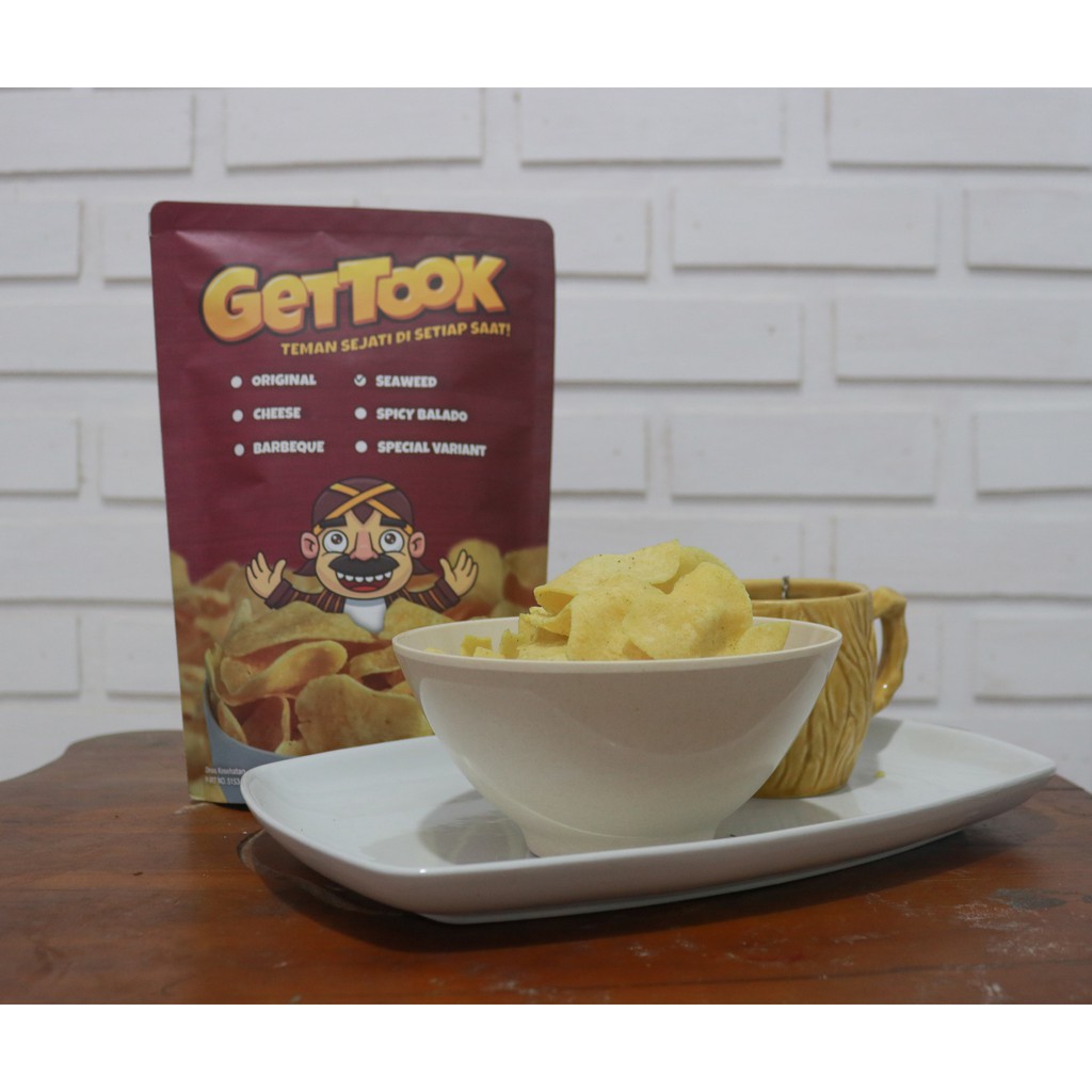 

Keripik gettook original 80 gram