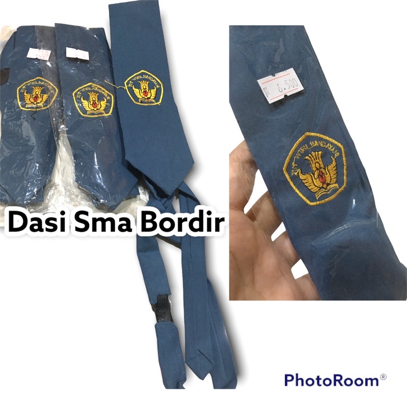 DASI SMA DASI SMK bordir dasi perekat