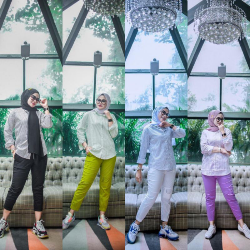 Set kemeja + celana (tanpa pashmina) Prod Numia ori