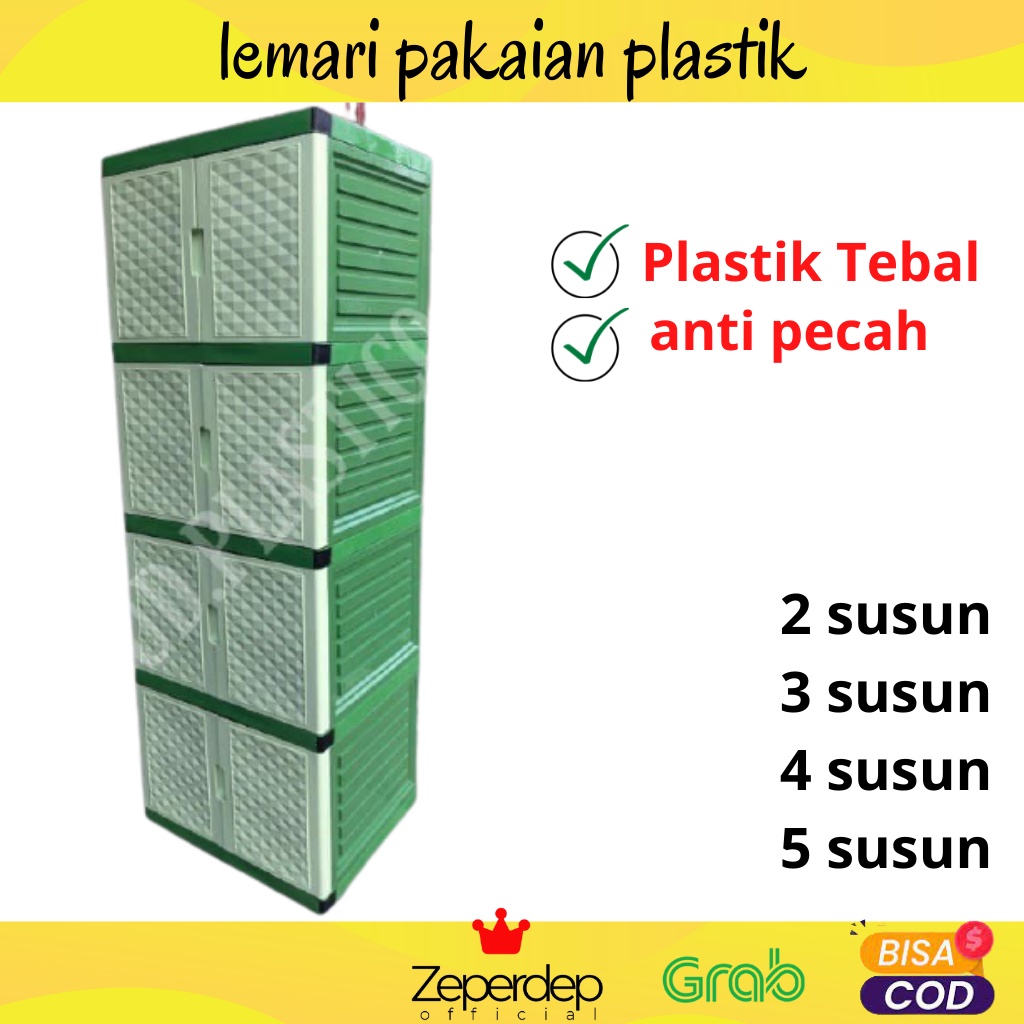lemari pelastik pakaian susun murah lemari plastik 2 3 4 5 susun murah pakaian baju pelastik rakit d