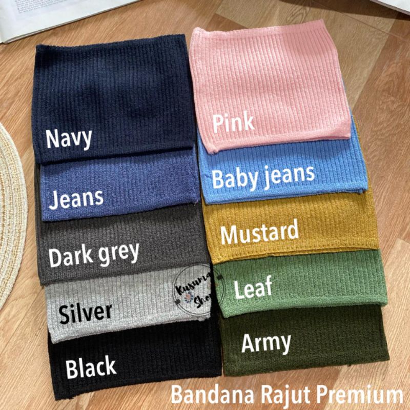 Bandana Rajut Premium