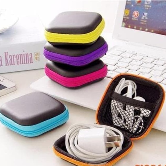 Dompet Kecil Tempat Penyimpanan Kosmetik Pouch Earphone / Dompet Koin / Dompet Headset / Dompet Aksesoris / Pouch MIni