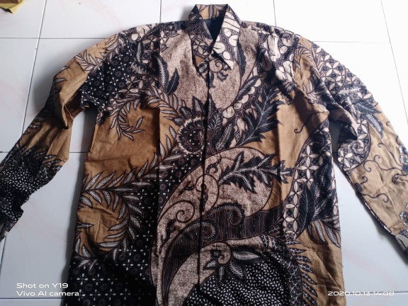Atasan Kemeja Panjang|batik Print|batik Puring|pakaian Pria Panjang|baju Distro Pria Murah