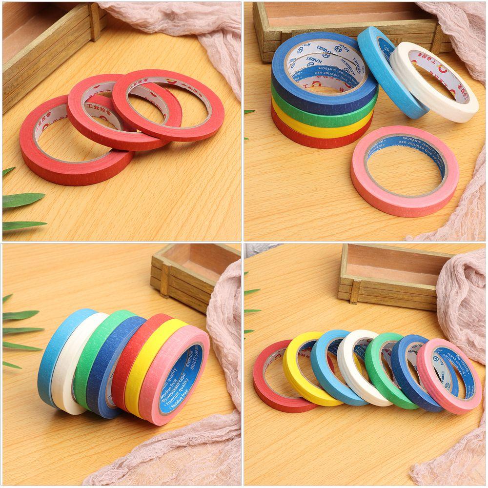 Suyo 1PC Masking Tape Tahan Suhu Lukisan Kertas Pelukis Dekorasi DIY Craft Stiker Mobil