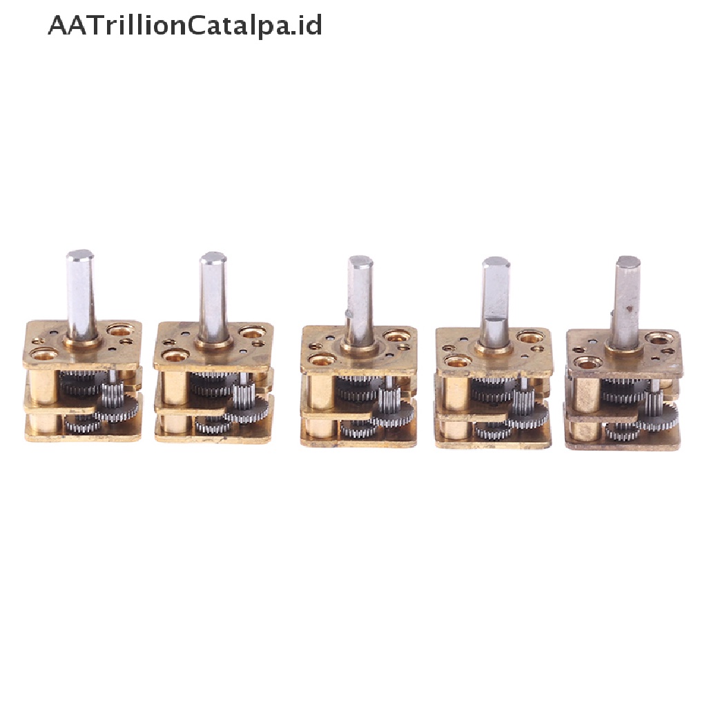 Aatrillioncatalpa 5pcs N20 gearbox Pengurang Getaran Bahan metal DIY N20