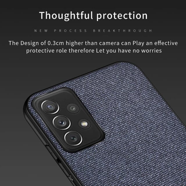 REALME GT NEO 3T COVER FABRIC DENIM CASE SOFTCASE DENIM SOFT CASE SILICON- BLACK