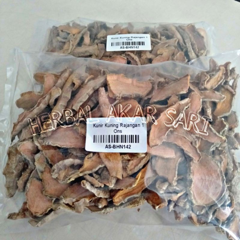 

Akar Sari - Kunyit Kuning Iris kering 100 Gram
