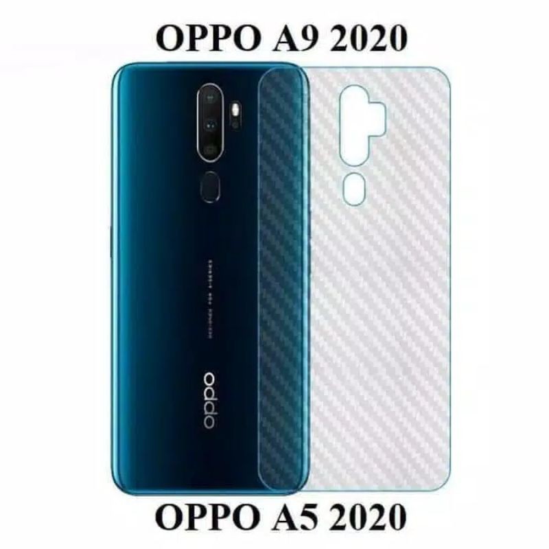 Skin Carbon Oppo A5 2020 A9 2020 A1K A3S A5S A7 A8 A9 A9X A11 A11K A12 A12S A15 A15S A16 A16S A16K A16E A17 A17K A31 A37 A39 A57 A59 A71 A83 A91 A32 A52 A72 A92 Garskin Anti Gores Belakang Handphone