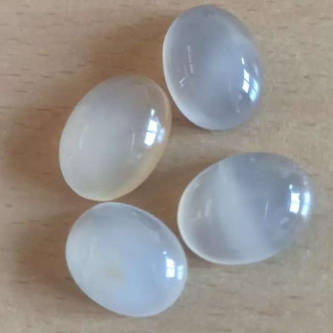 Batu Akik White Chalcedony Anggur Pacitan Asli Natural