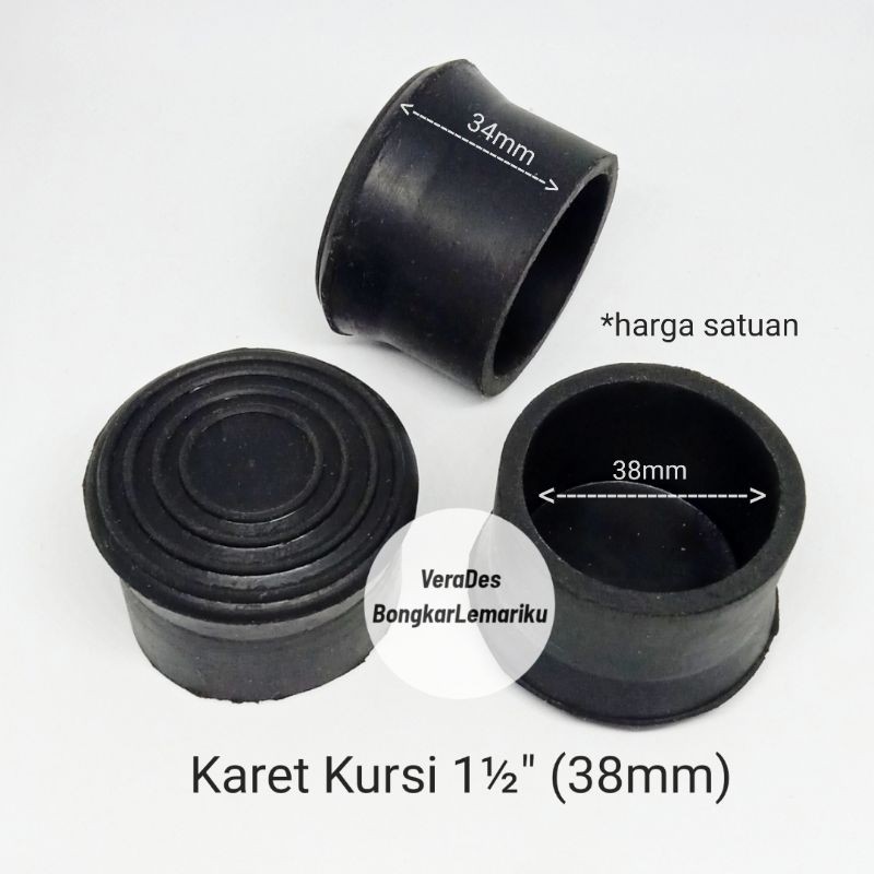 Karet Kaki Kursi 1 1/2 inchi / 38 mm