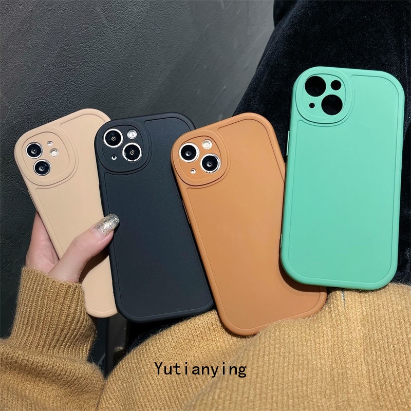 Soft Case Tpu Warna Permen Polos Untuk iPhone 7plus 13 12 11 pro max XR X XS 7 8 plus SE