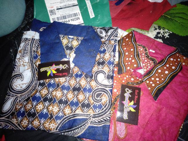 Obral Hem Batik Sogan Seragam Murah