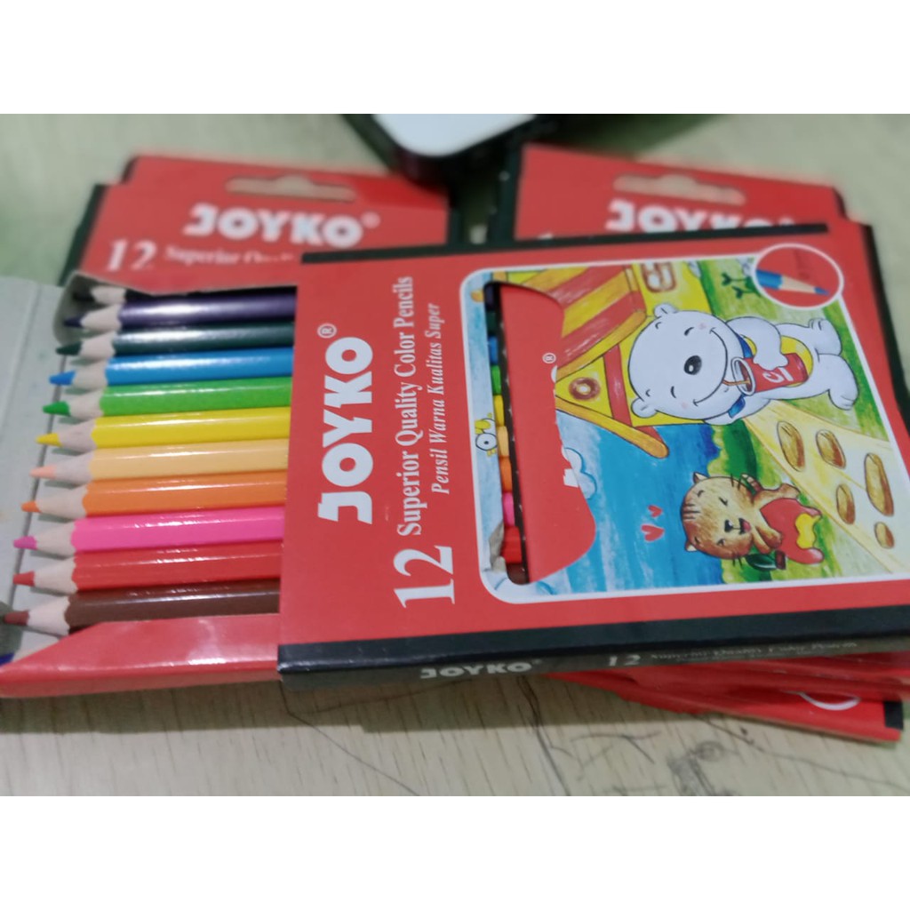 

Pensil Warna Joyko 12 Warna Pendek